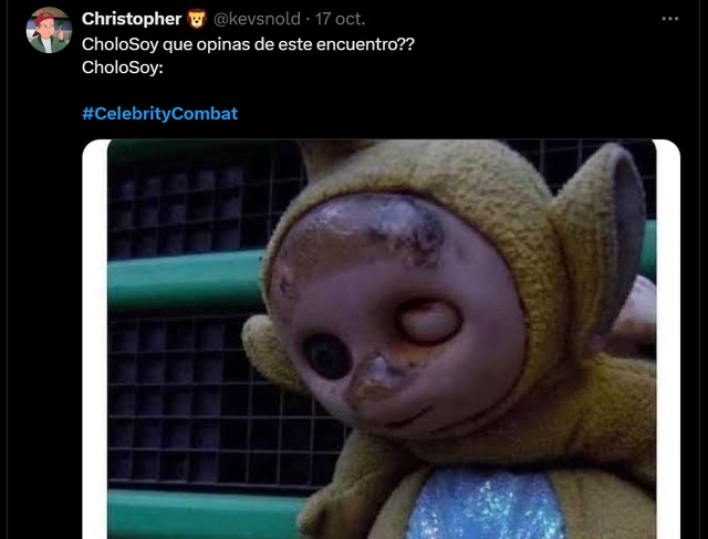 Celebrity Combat: galería con los mejores memes que dejó la velada peruana. Foto: Twitter