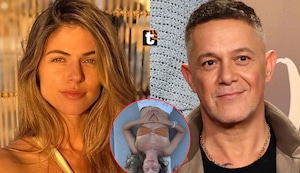 ¡No lo oculta más! Stephanie Cayo revela si está embarazada de Alejandro Sanz tras foto agarrando su barriguita