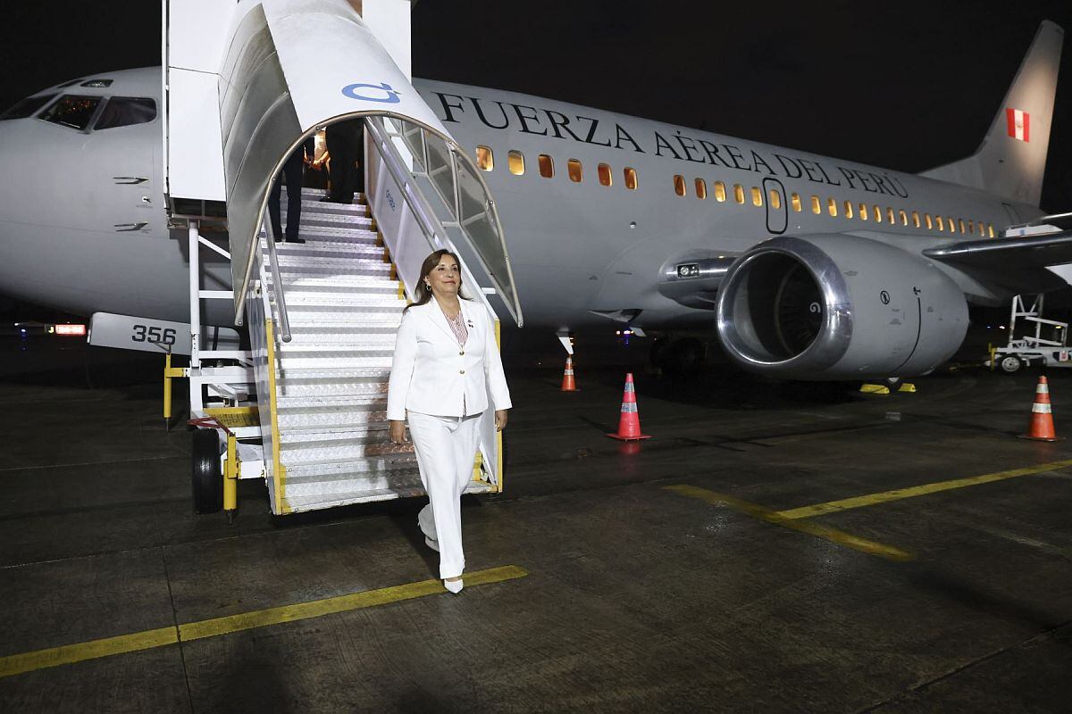 Alvina Ruiz cuestiona los viajes de la presidenta Boluarte, pues considera que son improductivos. (Foto: Presidencia)