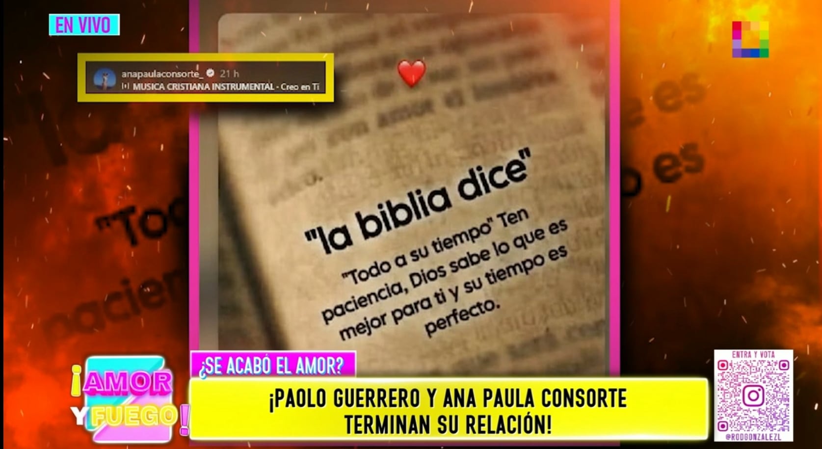 Ana Paula Consorte lanza mensaje religioso tras confirmar ruptura con Paolo Guerrero.