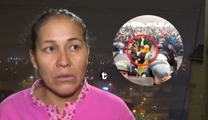 Mujer es intervenida durante protestas contra Dina Boluarte: “Que no me boten del trabajo”