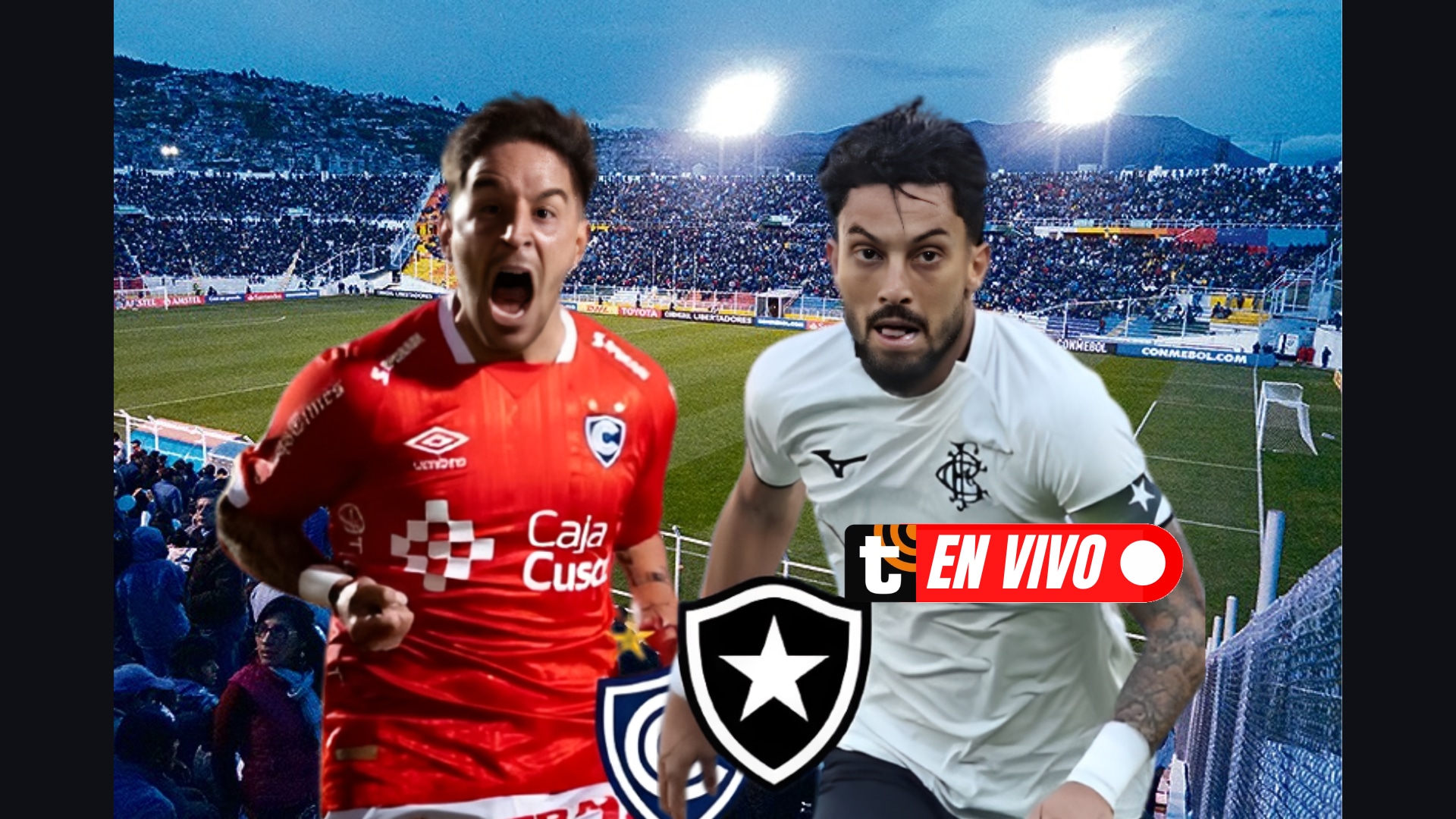 Cienciano enfreta a Botafogo en el Cusco por Copa Sudamérican (Composición: GEC)