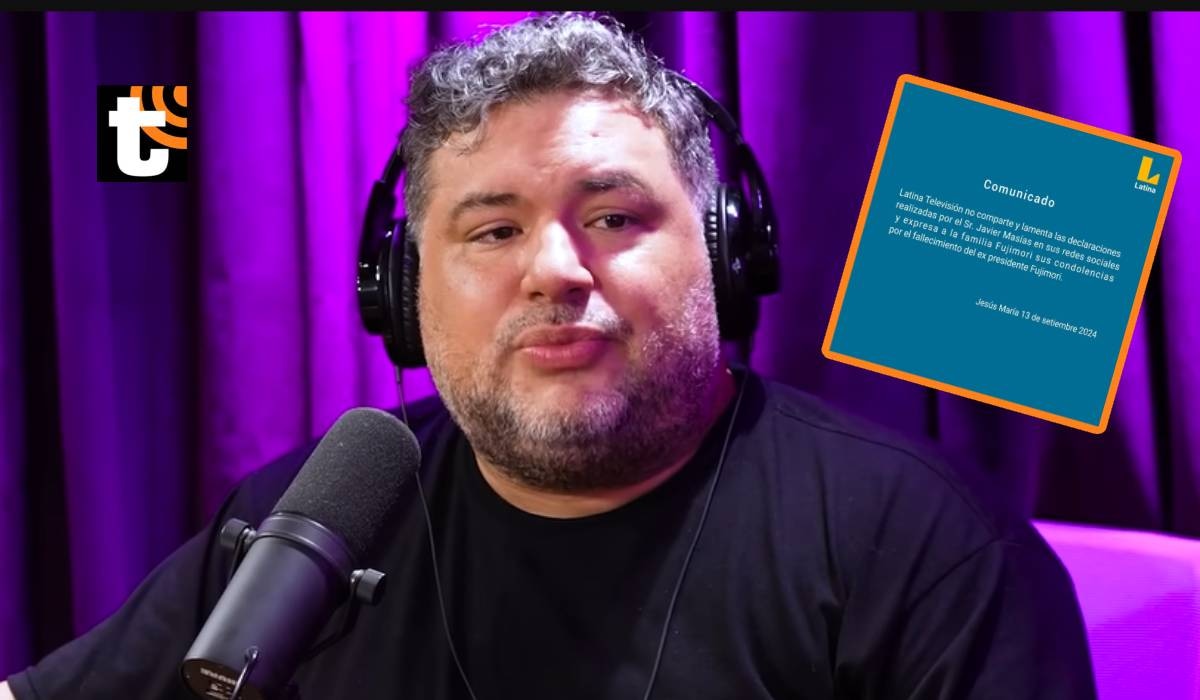 Latina Televisión le 'jaló las orejas' a Javier Masías por su tuit sobre la muerte de Alberto Fujimori.
