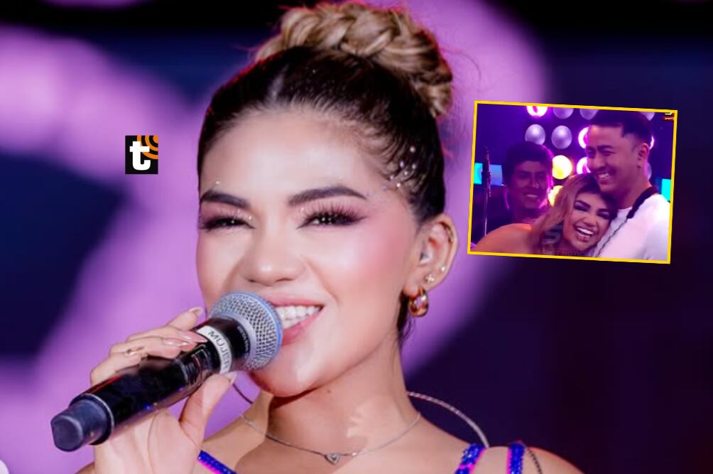 Naldy Saldaña reaparece junto a su novio y protagonizan romántico momento frente a cámaras