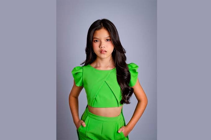 Lia Lee, representante peruana en certamen de belleza internacional infantil.