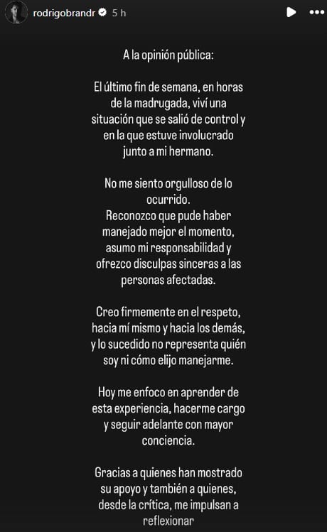 Rodrigo Brand en el ojo de la tormenta por agresión a periodistas. (Foto: @esquedachris/ Magaly Tv)