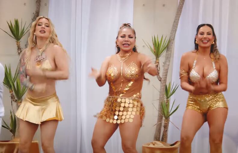 Pamela López protagonizó videoclip de Marisol y Leslie Shaw: “Dice que quiere volver” | Foto: Marisol (YouTube) - Captura