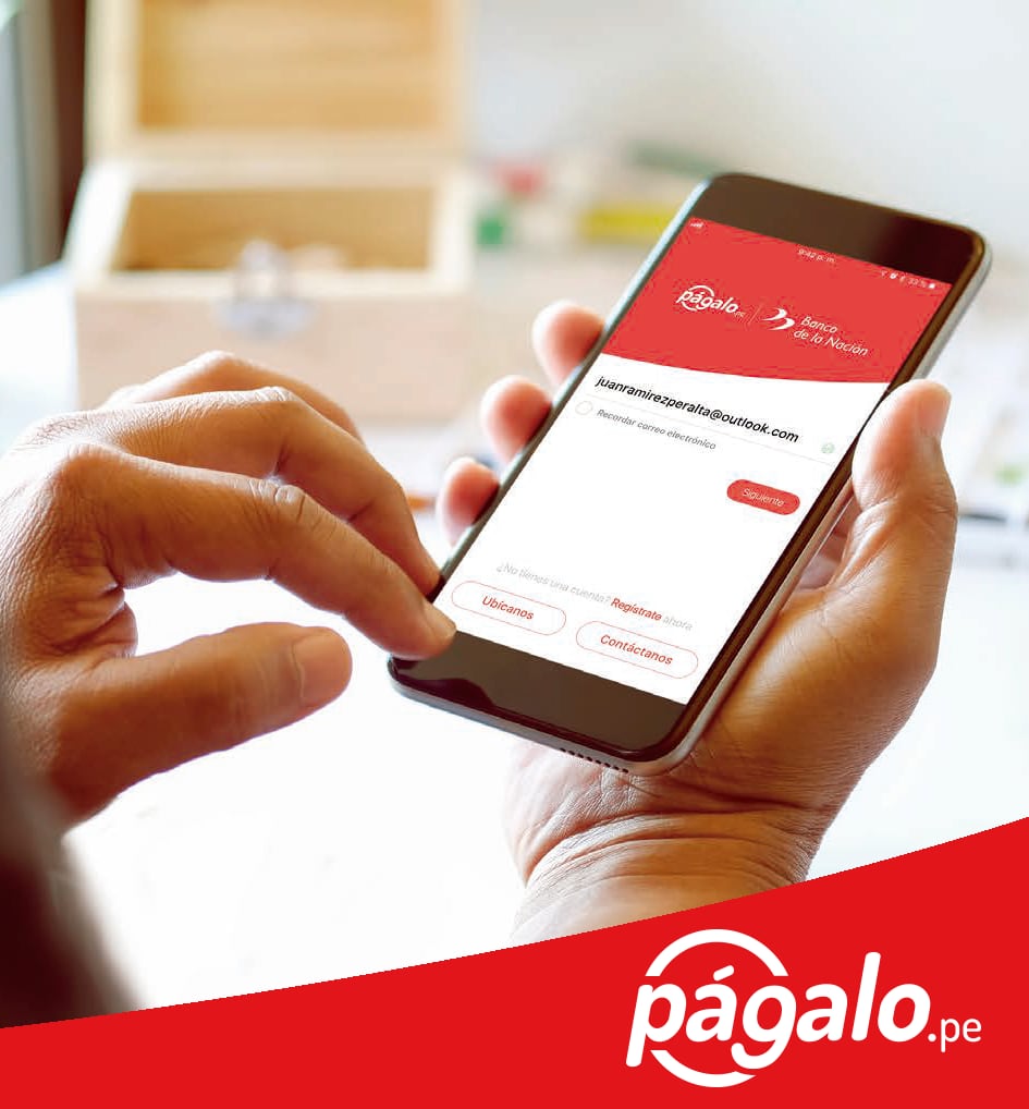 Plataforma de Págalo.pe.