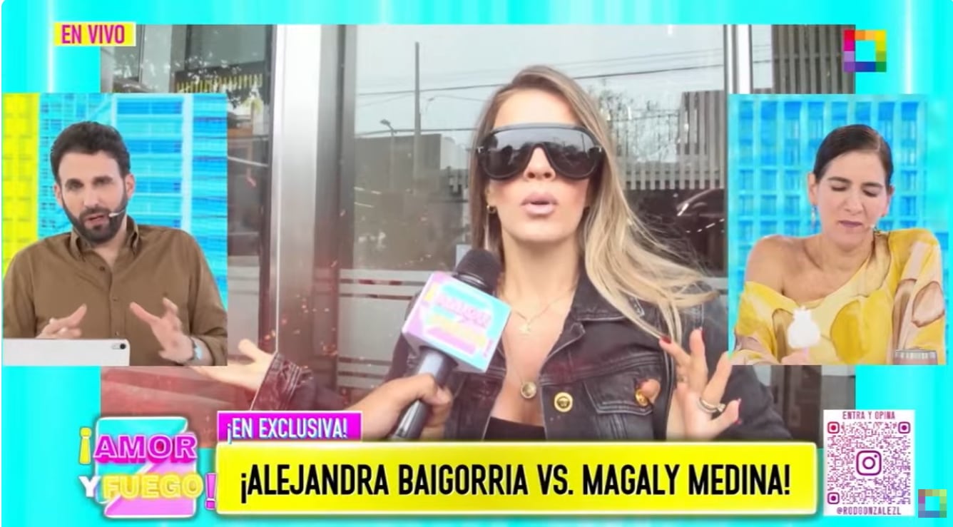 Alejandra Baigorria responde con todo a Magaly Medina y dice que ella también puede empezar a opinar de la vida de la urraca.
