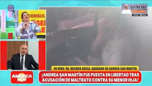 Sasieta y abogado de Andrea San Martín protagonizan fuerte enfrentamiento
