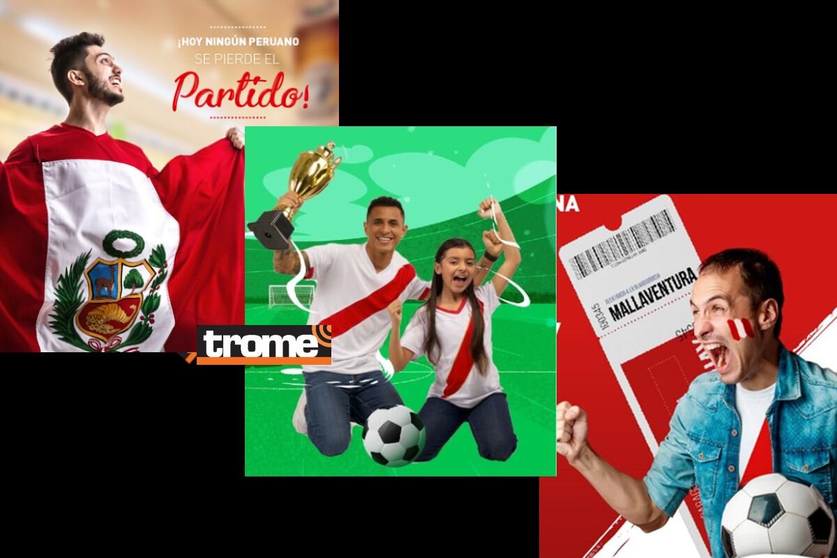 Centros comerciales con diversas actividades para la hinchada por los partidos del amistoso y repechaje. Perú rumbo al Mundial de Qatar. (Isabel Medina / Compos. Trome)