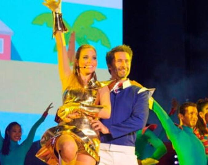 Marco Zunino en el show de Nubeluz