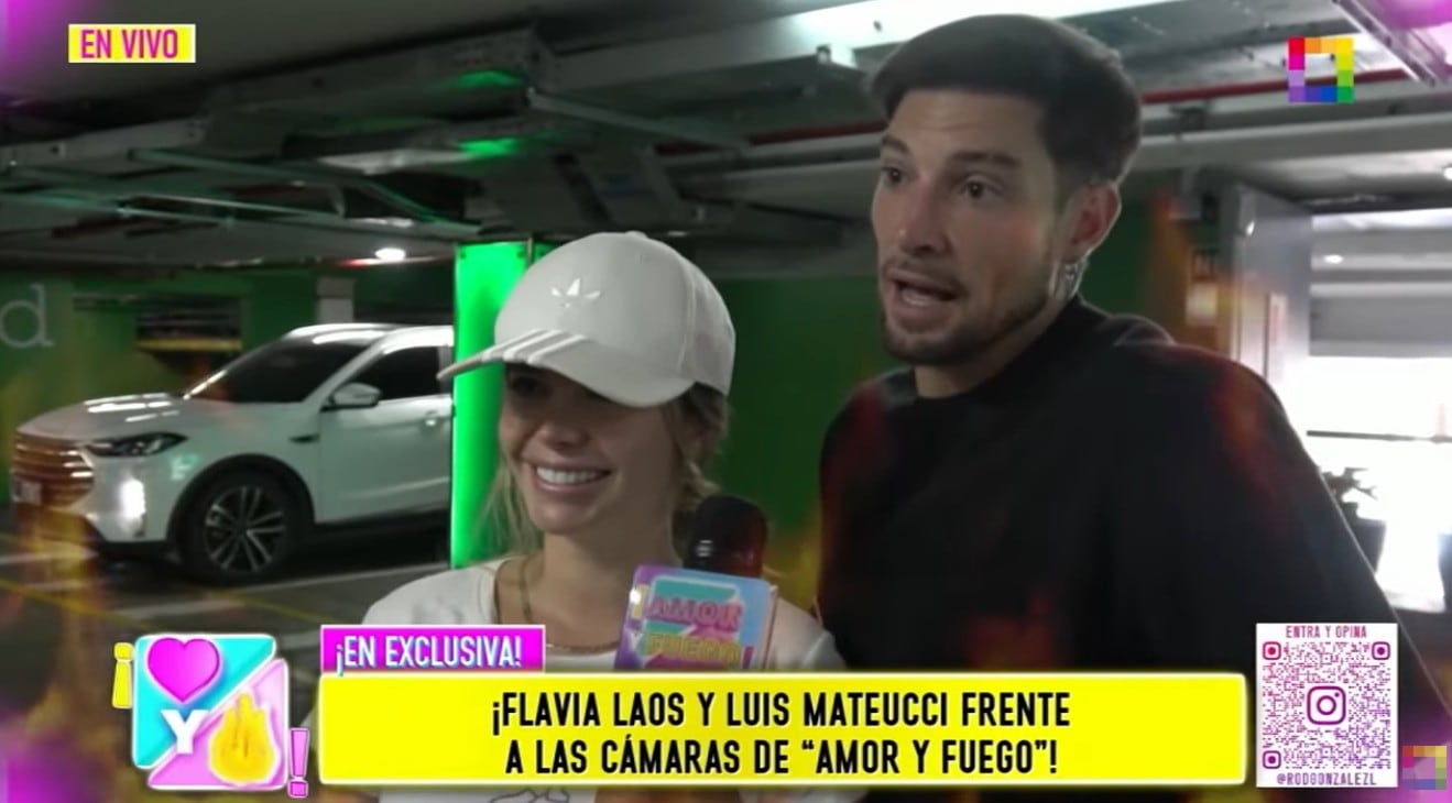 Luis Mateucci y Flavia Laos volvieron a despertar rumores de romance.