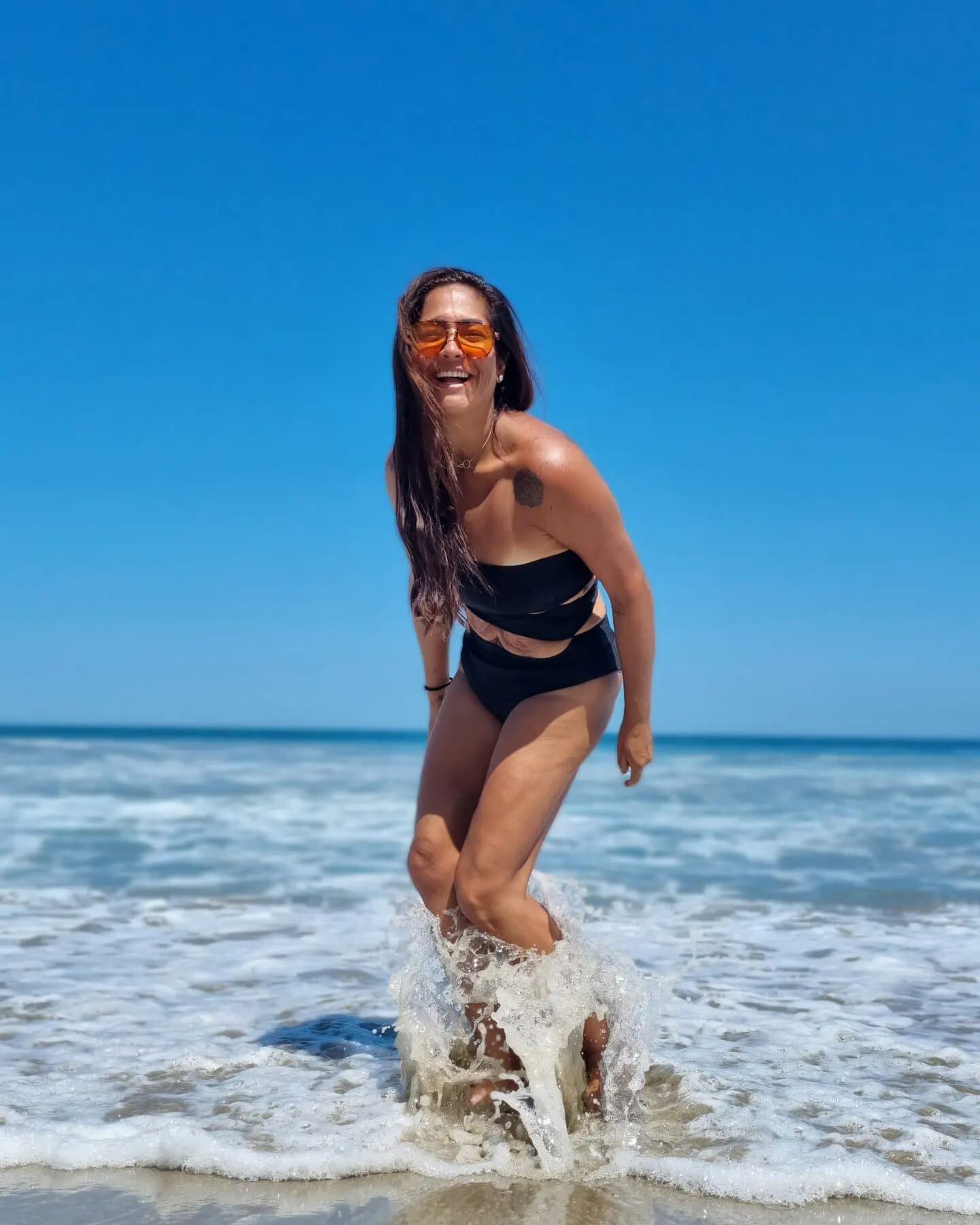 Así luce ahora tras su proceso de 'lipo' y cambiando ciertos hábitos de alimentación. "Más allá del físico, me importa la salud. Ahora me siento bien", dice. Foto: Facebook.