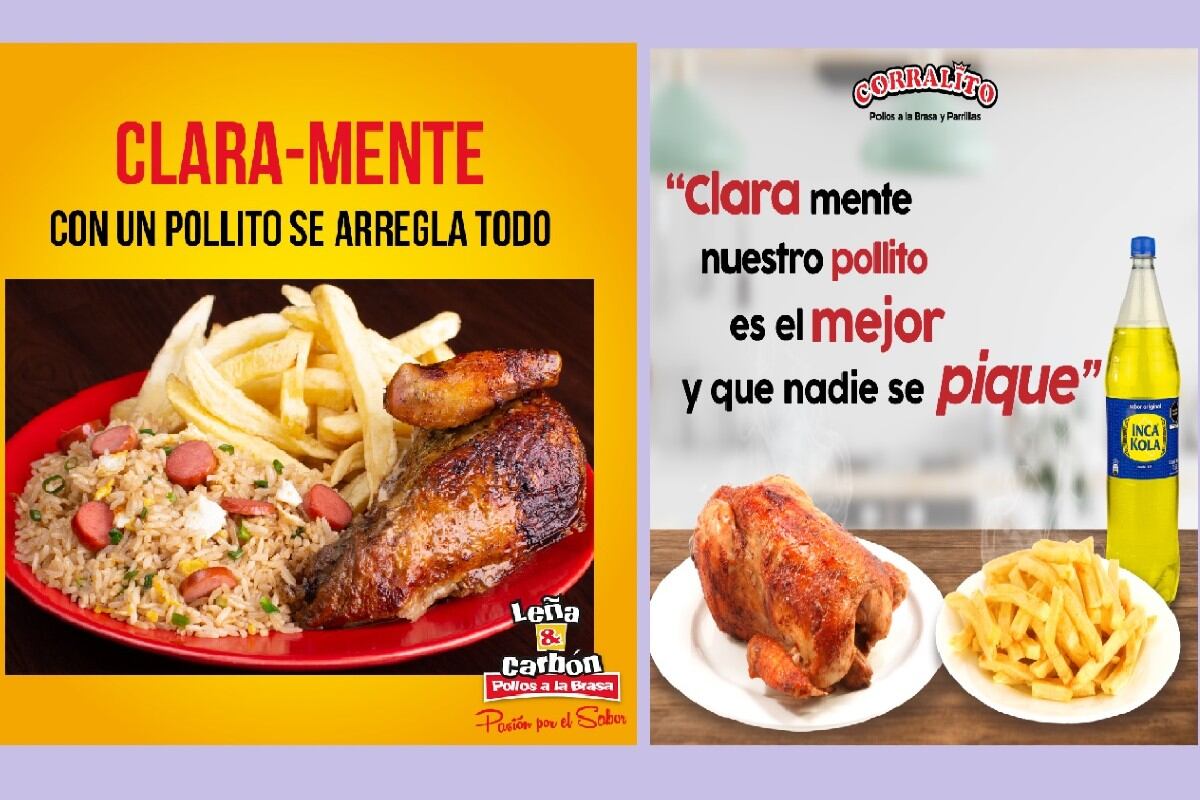 CLARAmente... muchos se sumaron al juego de palabras de la nueva canción. Negocios y hasta organismos públicos para promocionar otros contenidos. (Trome)