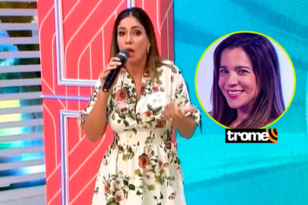 Tilsa Lozano arremete contra Vanessa Terkes. Foto: captura América TV.