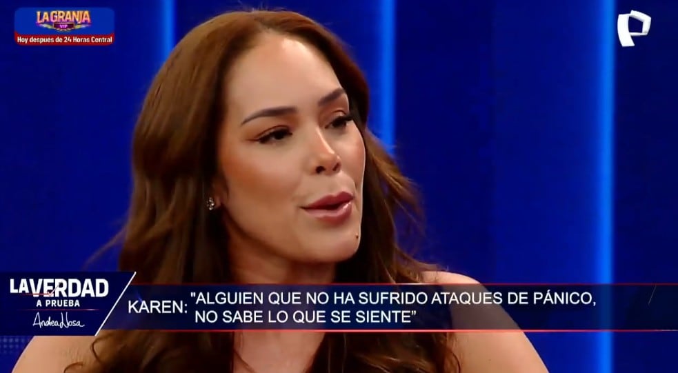 Karen Schwarz habla de la ansiedasd que padece Ezio.