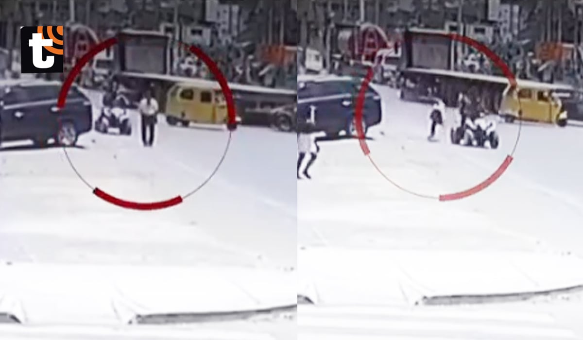 Imprudente al volante mató a abuelito de 92 años.