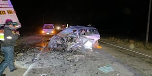 Cuatro muertos deja choque de camioneta y camión en Puno