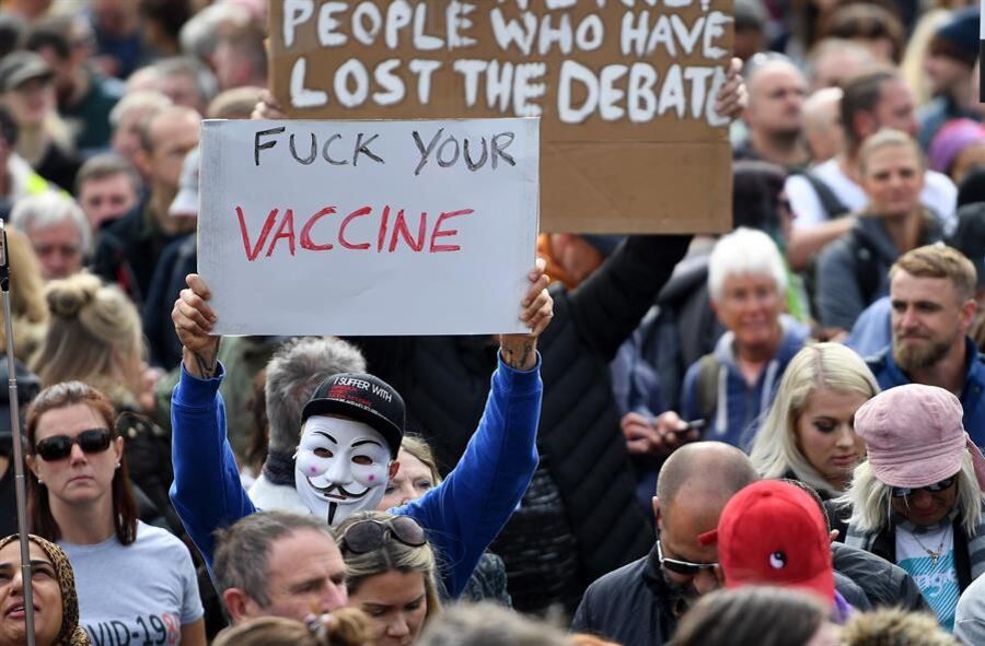 Muchos en EE.UU. no creen en las vacunas. (EFE/EPA/ANDY RAIN).