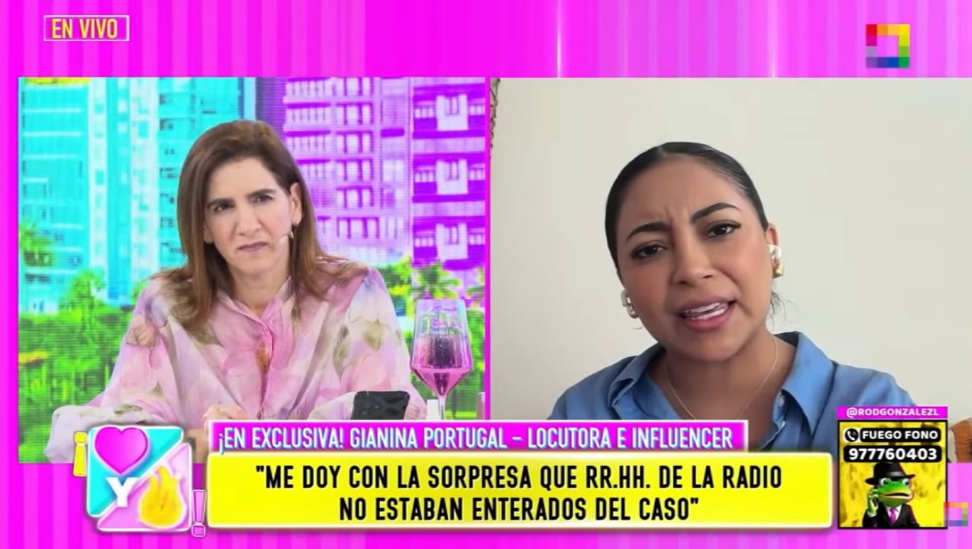 Gianina Portugal afirma que Carloncho ha tenido problemas con tres trabajadores en un solo mes.