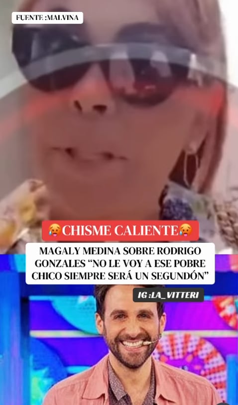 Magaly Medina le dice "segundón" a Rodrigo González.