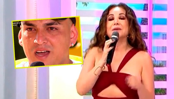 Janet Barboza molesta con Eduardo Rabanal