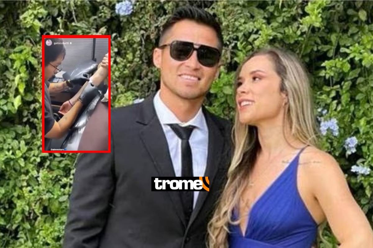 Ale Venturo se tautó al lado de Rodrigo Cuba. Foto: Difusión