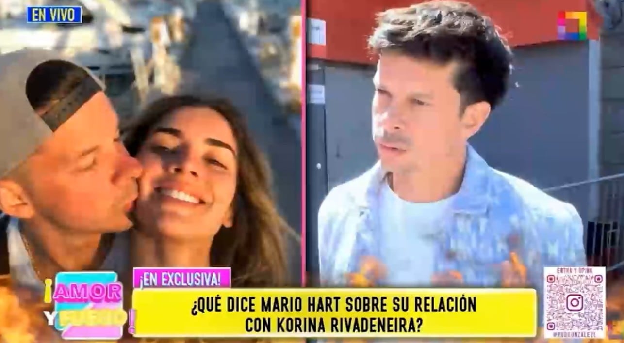 Mario Hart habla de su relación con Korina Rivadeneira.