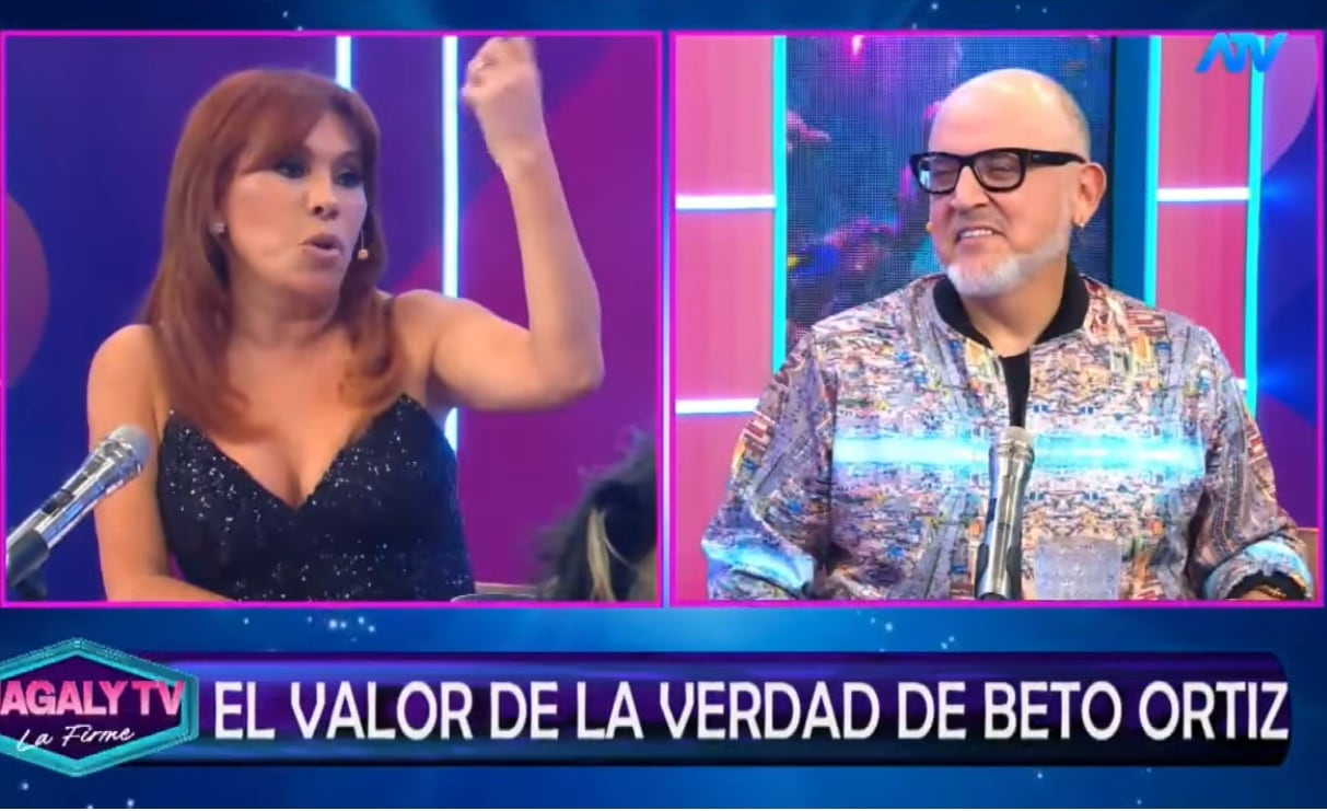 Beto Ortiz se presentó en Magaly Tv, La Firme.