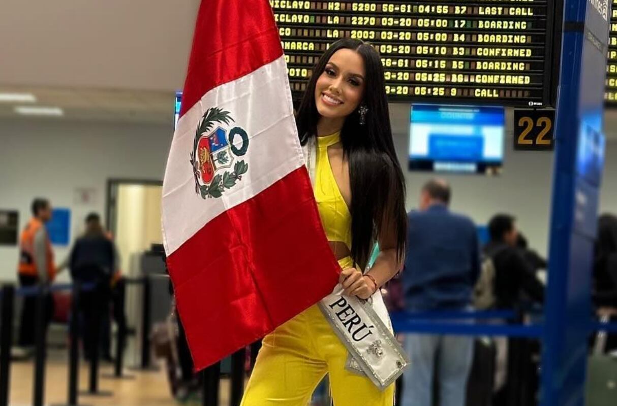 Camila Escribens viajó hacia El Salvador para representar a Perú en el Miss Universo 2023. (Foto: Instagram)