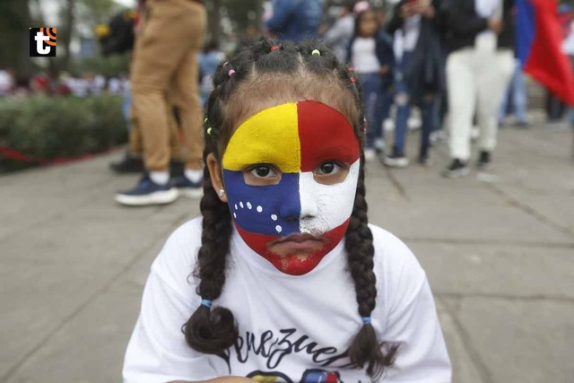 Ciudadanos venezolanos salen a las calles. Esperan la derrota de Nicolás Maduro
en las elecciones. (Foto: Mario Zapata @gec)