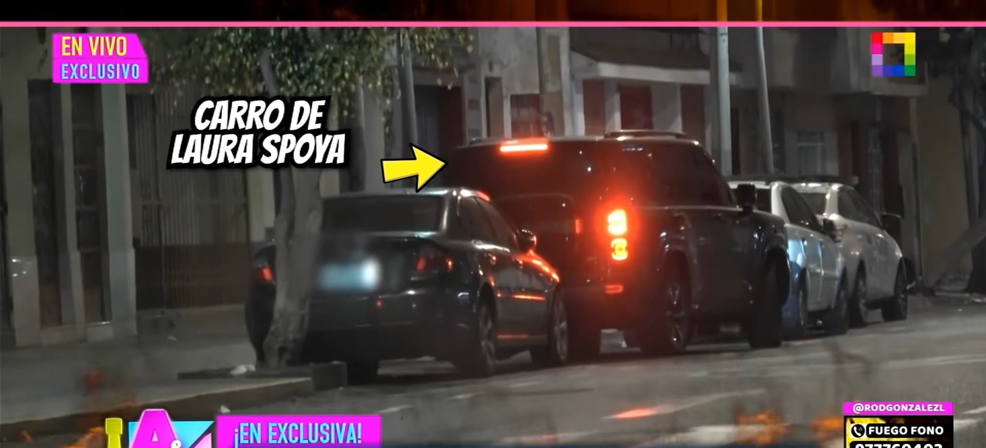 Modelo sale con sus amigas de noche. (Fuente: Willax)