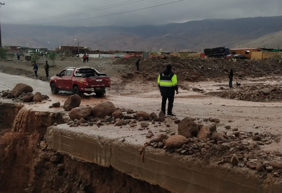 Lluvias en Arequipa dejaron huaicos, derrumbes y accidentes. Foto: Municipalidad de Caravelí.