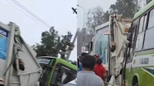 Villa el Salvador: Bus aplasta y mata a trabajador de limpieza pública | VIDEO