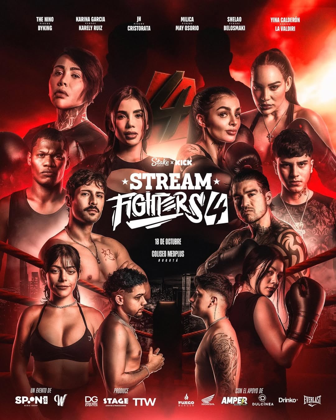 Tremenda velada de streamers en Colombia. (Stream Fighters 4)