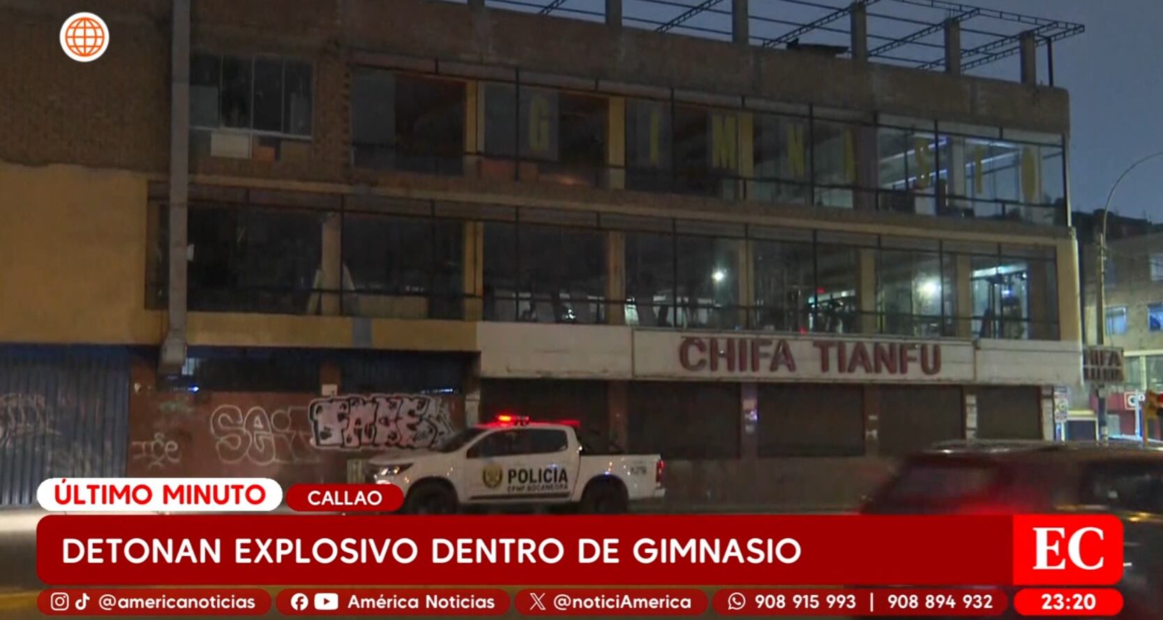 Dueño del gimnasio habría estado recibiendo amenazas.