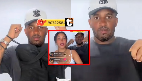 TROME - Jefferson Farfán sorprende promocionando ropa y ayudando a vender a Xiomy en pleno live