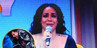 Mirella Paz llora por su padre en prisión