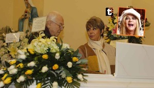 ‘Rulito’ Pinasco y Sonia Oquendo se quiebran en velorio de Yola Polastri | VIDEO