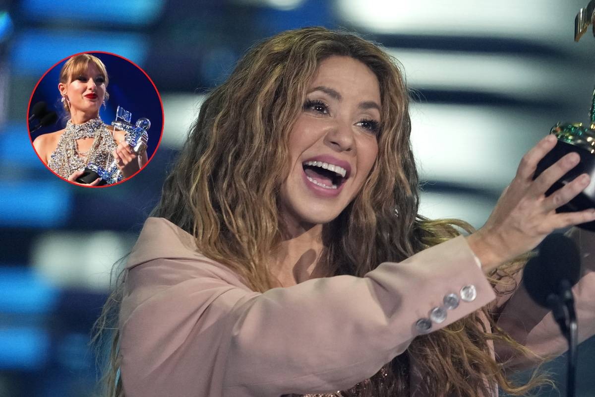 Shakira y Taylor Swift se robaron los focos en la ceremonia de los MTV VMAs 2023. Foto: MTV