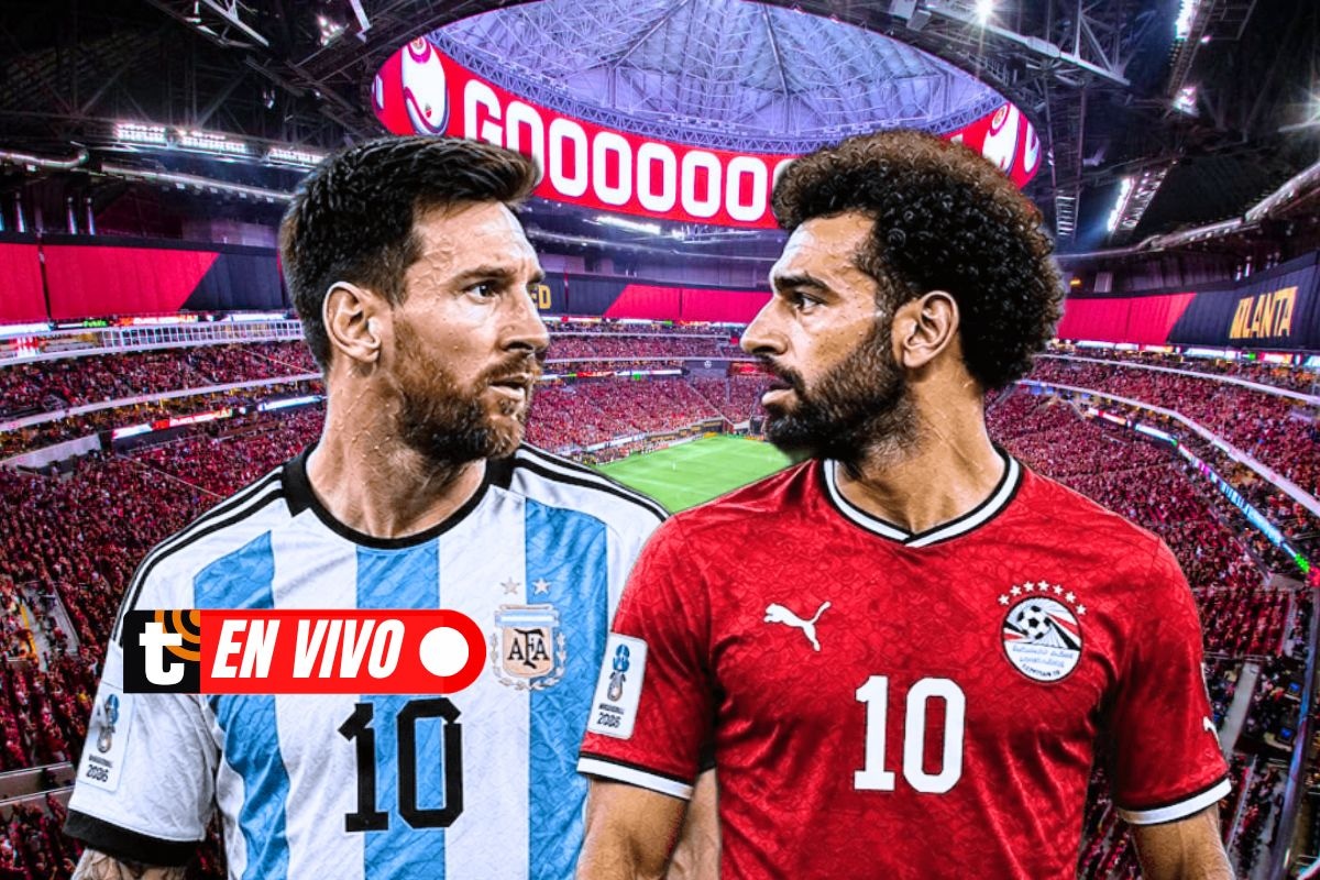 Argentina enfrenta a Mohamed salah y a Egipto en busca de los cuartos de final (Composición: @Jugadaperfecta)
