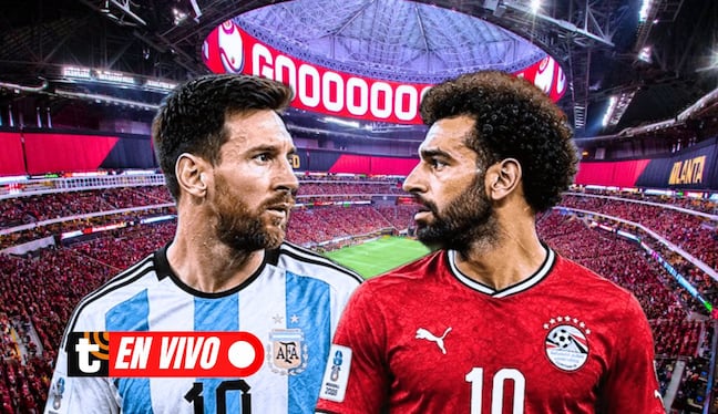 Argentina enfrenta a Mohamed salah y a Egipto en busca de los cuartos de final (Composición: @Jugadaperfecta)