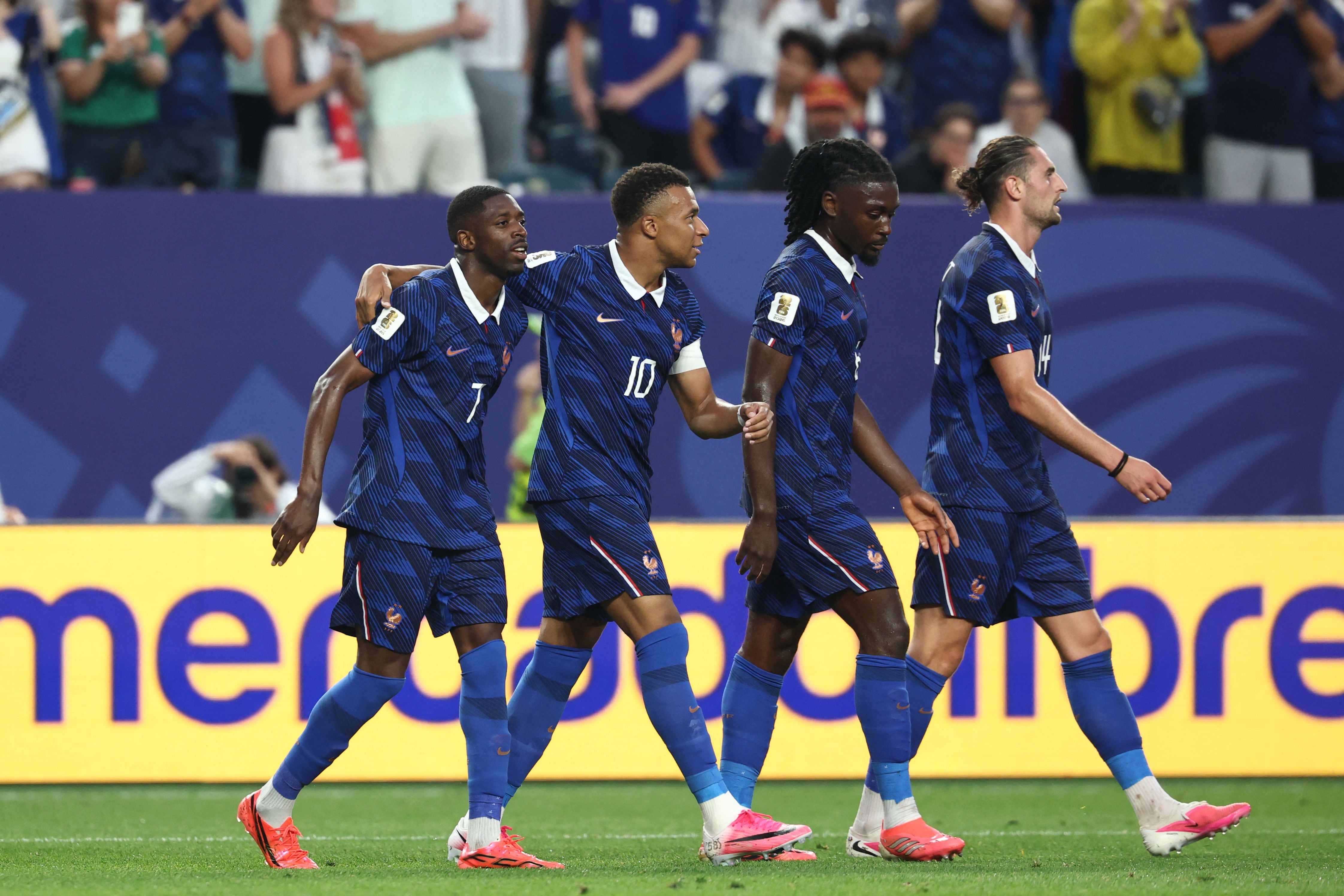 Francia goleó 3-0 a Irak y ya está en la siguiente fase del Mundial 2026. (Photo by FRANCK FIFE / AFP)