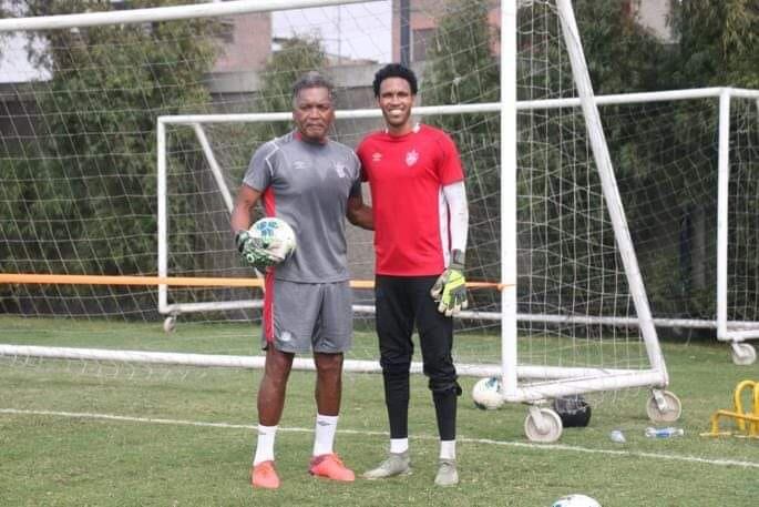 David Espinoza y Pedro Gallese coincidieron en la San Martín.