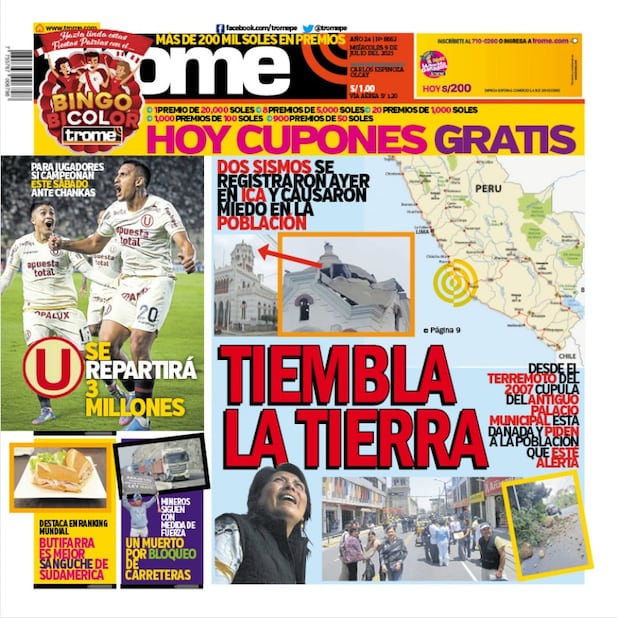 Portada Trome
