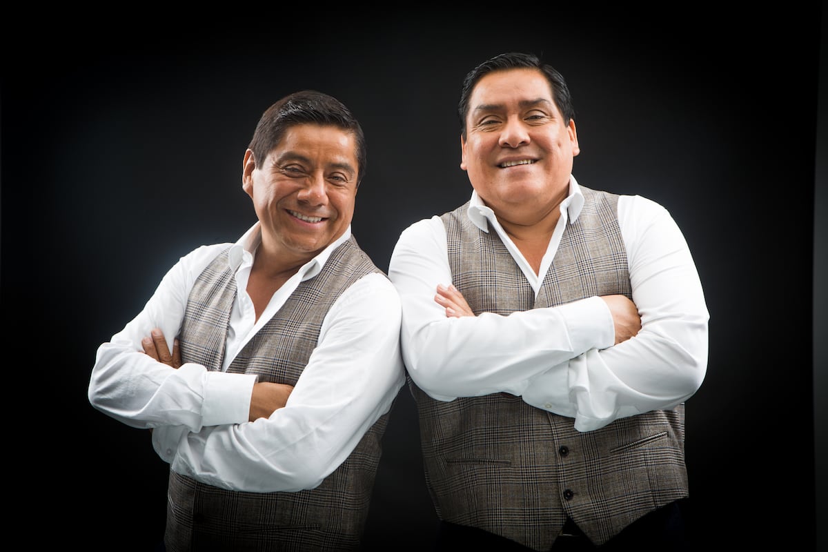 Walter y Javier, fundadores de la orquesta Los Hermanos Yaipén.
