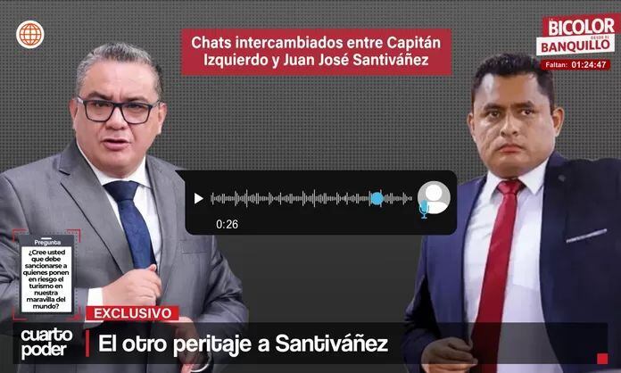 Un informe acústico del Ministerio Público confirma que el audio enviado desde un teléfono de Juan José Santiváñez pertenece a él. Foto: Cuarto poder