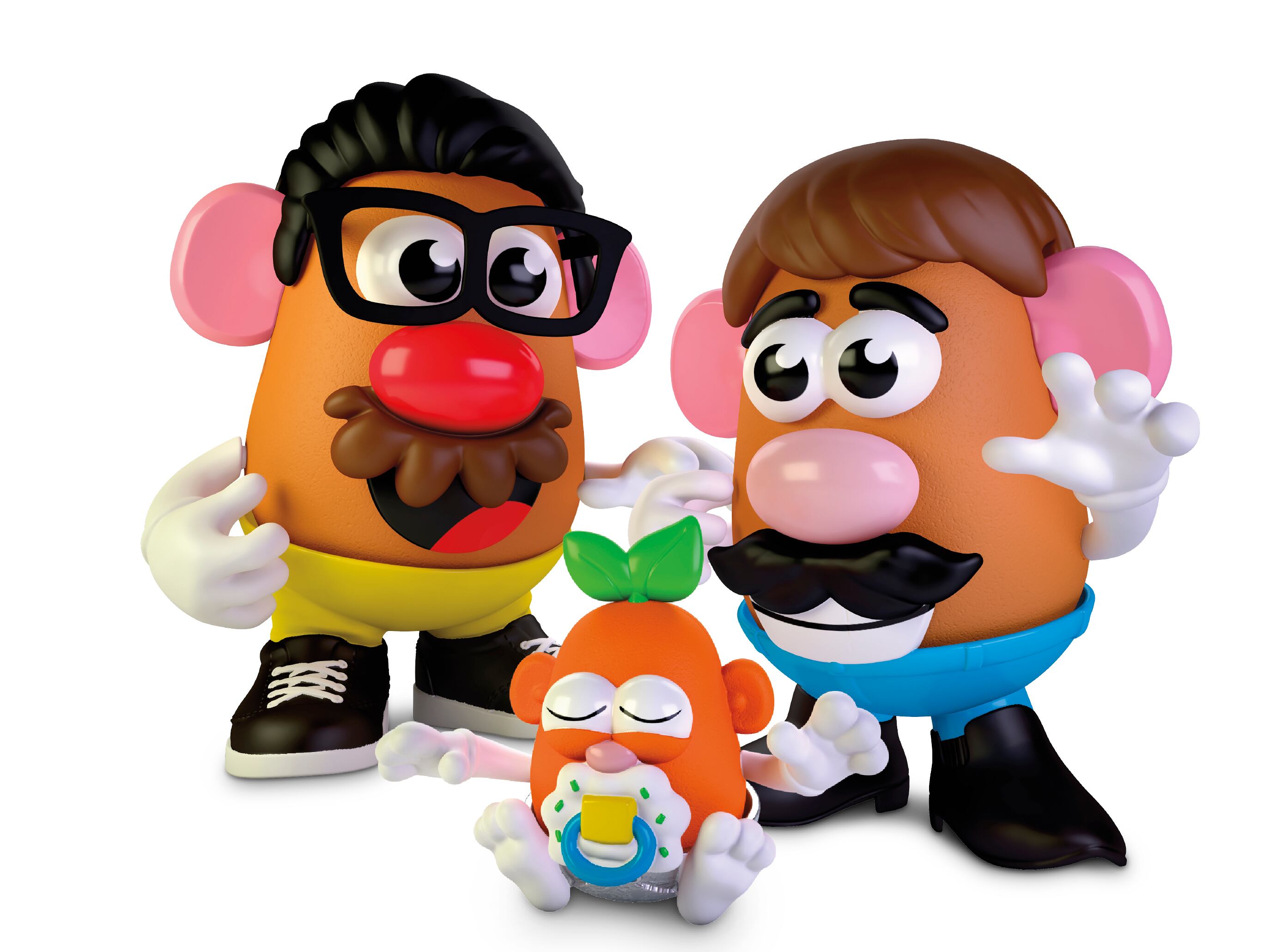 Hasbro, la empresa que fabrica el juguete de plástico en forma de papa, está dando al spud un nuevo nombre neutro de género: Potato Head. (Foto: Agencia AP)