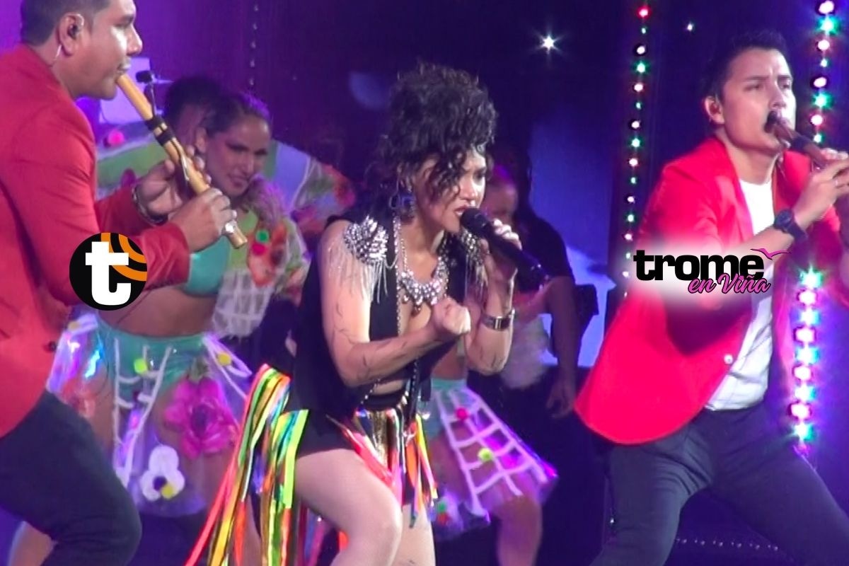 Ruby Palomino se despidió de Viña del Mar 2024 (Foto: Percy Vargas - TROME)